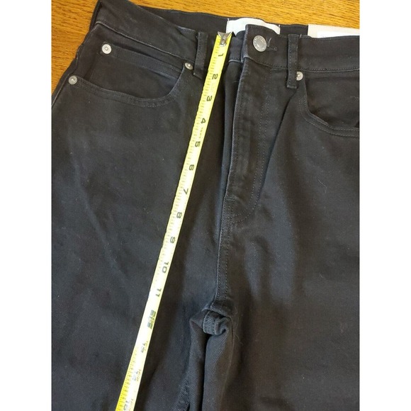 NEW Everlane Jeans 25 "The Way High Jean" Black Womens ORGANIC Straight - Picture 11 of 13
